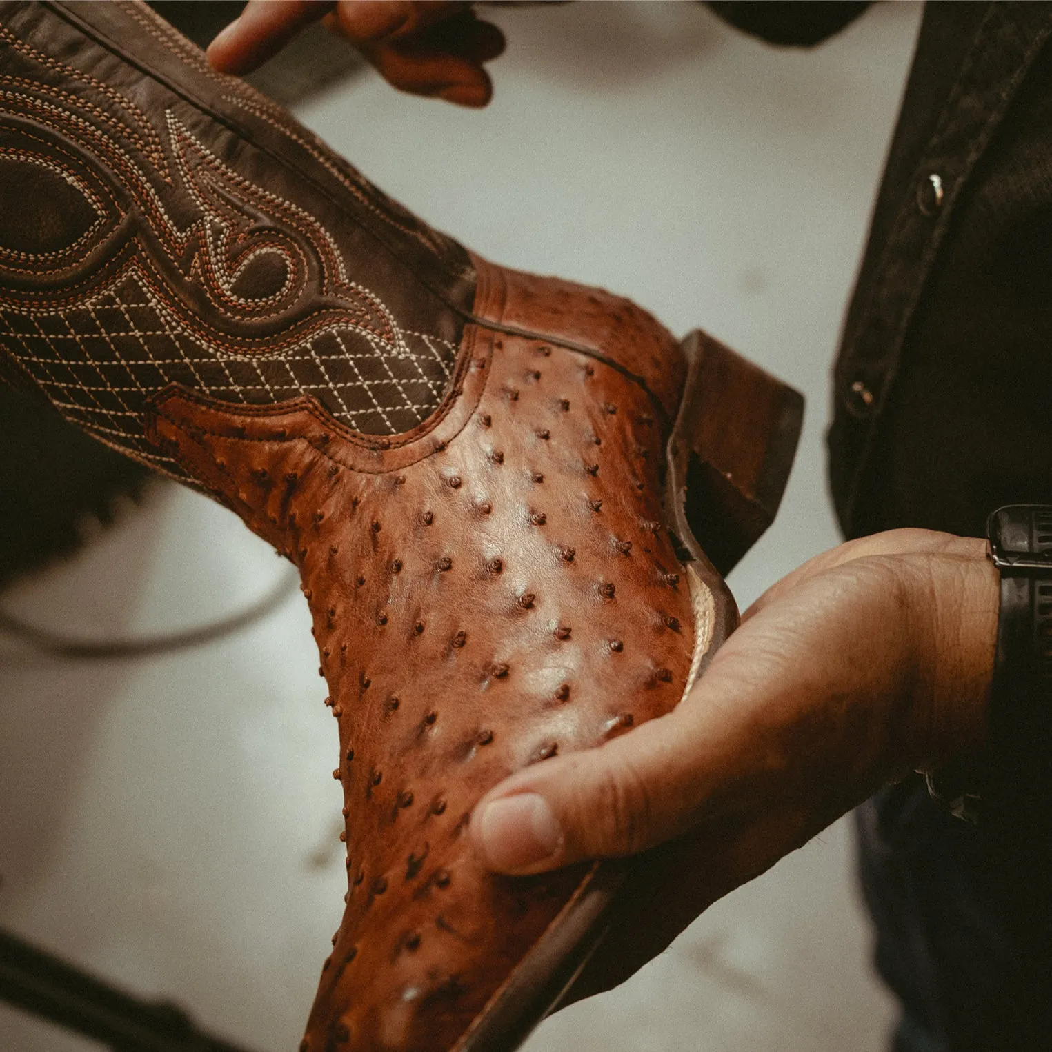 Ozzy Ostrich Boot -STETSON