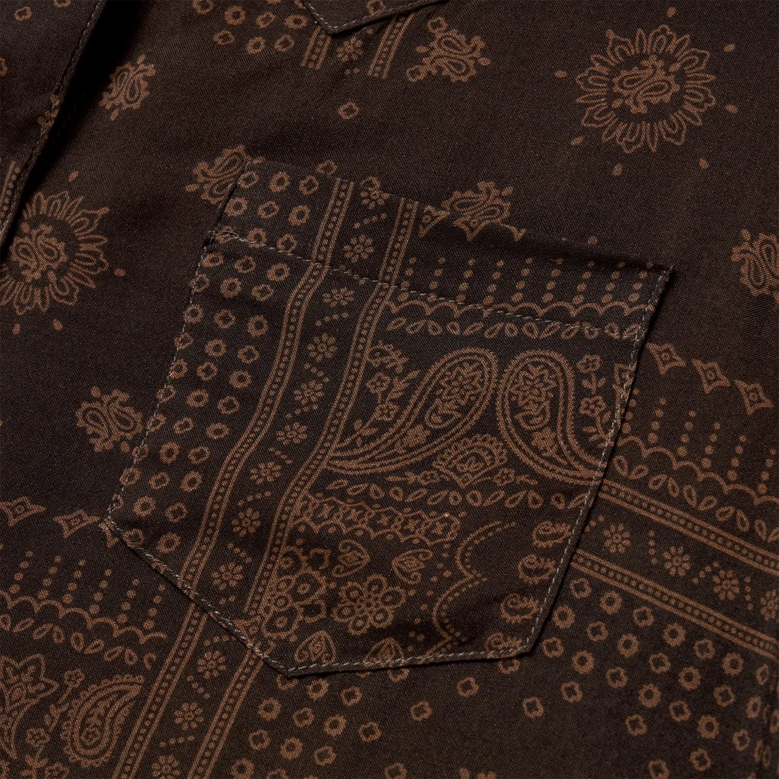 Patchwork Bandana Print Shirt -STETSON