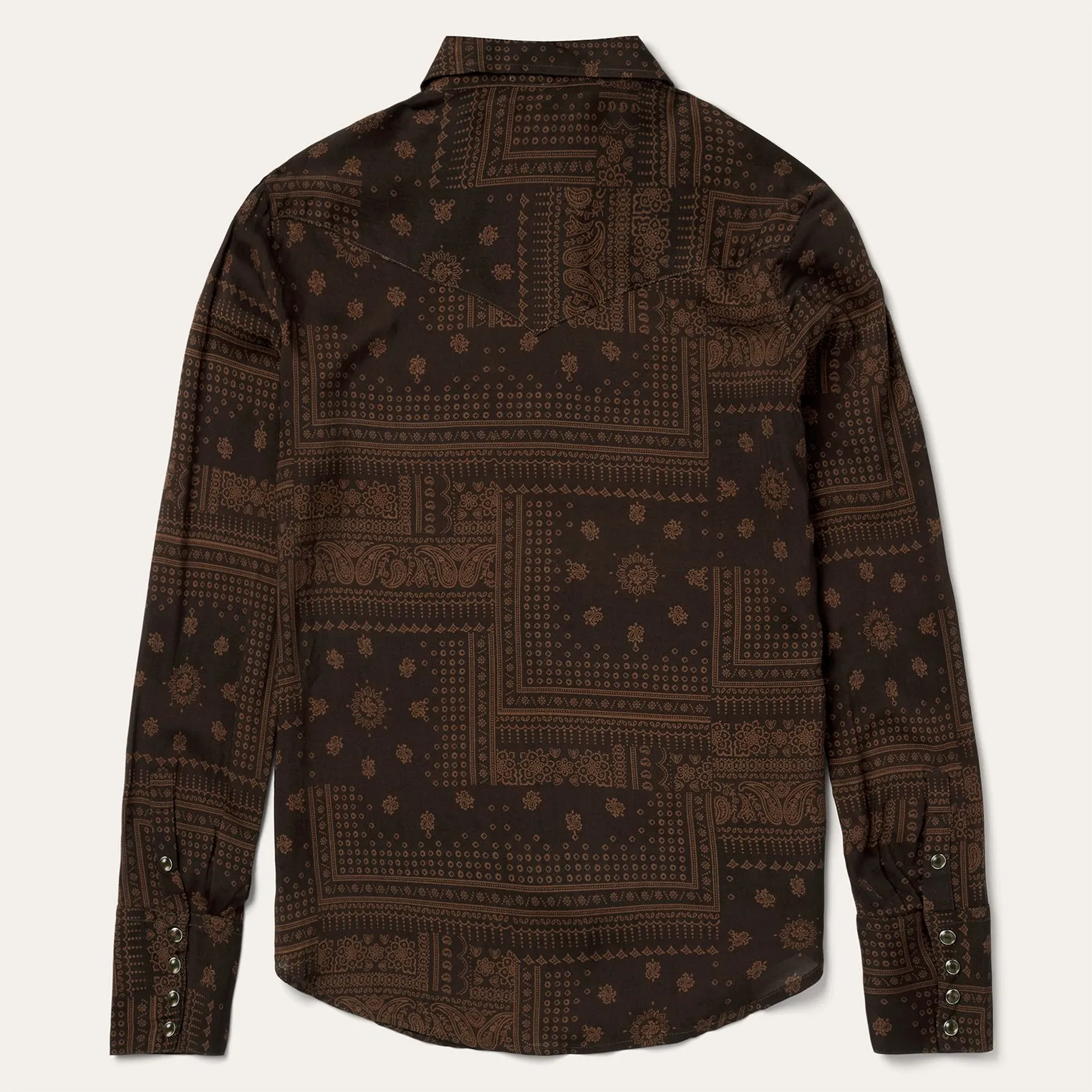 Patchwork Bandana Print Shirt -STETSON