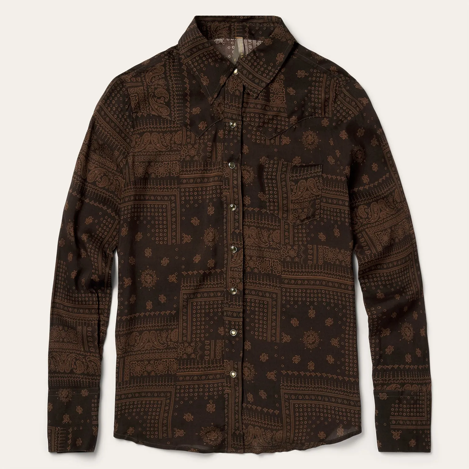 Patchwork Bandana Print Shirt -STETSON