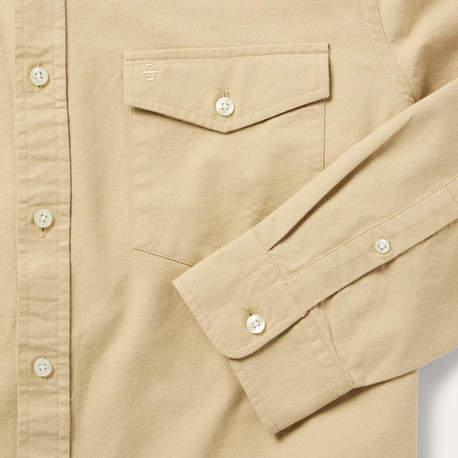 Peached Oxford Button-Down Shirt -STETSON