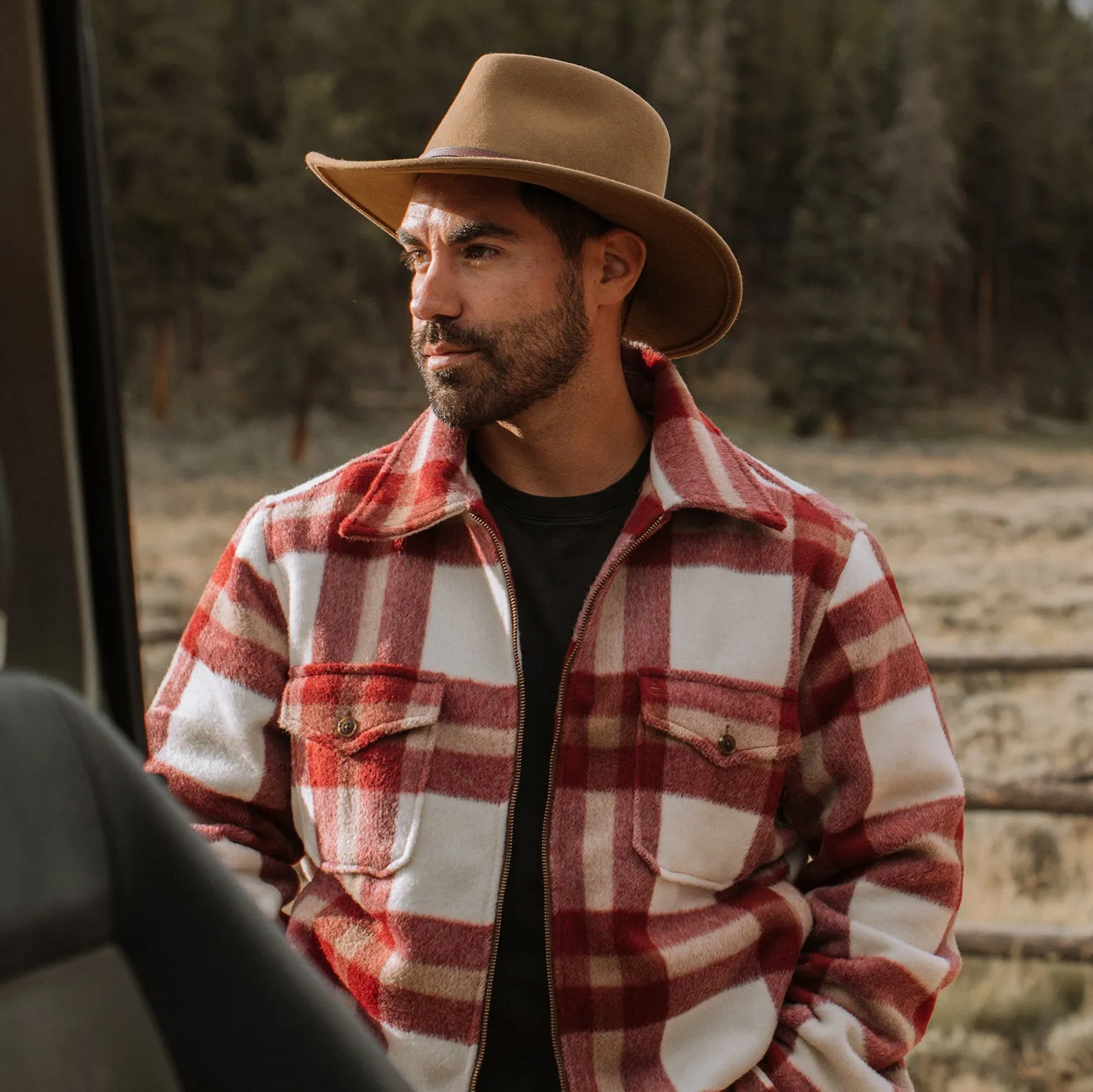 Plaid Lined Jac-Shirt -STETSON