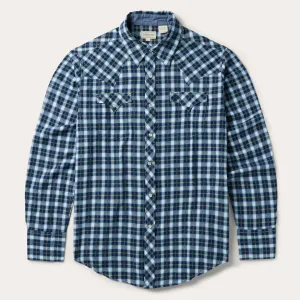 Plaid Twill Dobby Western Shirt -STETSON