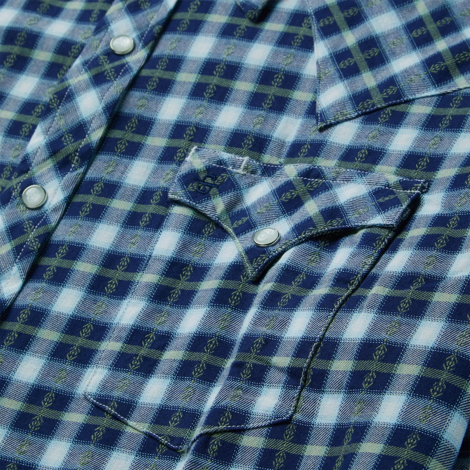 Plaid Twill Dobby Western Shirt -STETSON
