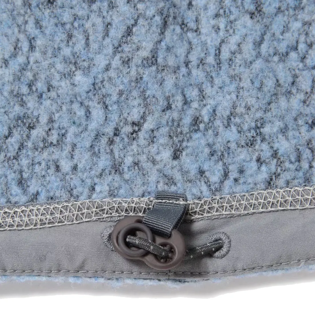 Premium Quality And Wander Womens Re Wool Jq Stand Zip Light Blue  Last Few Pieces!