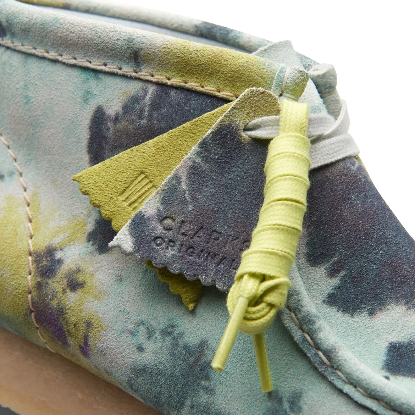 Premium Quality Clarks Originals Wallabee Boot Turquoise TieDye  Almost Gone!