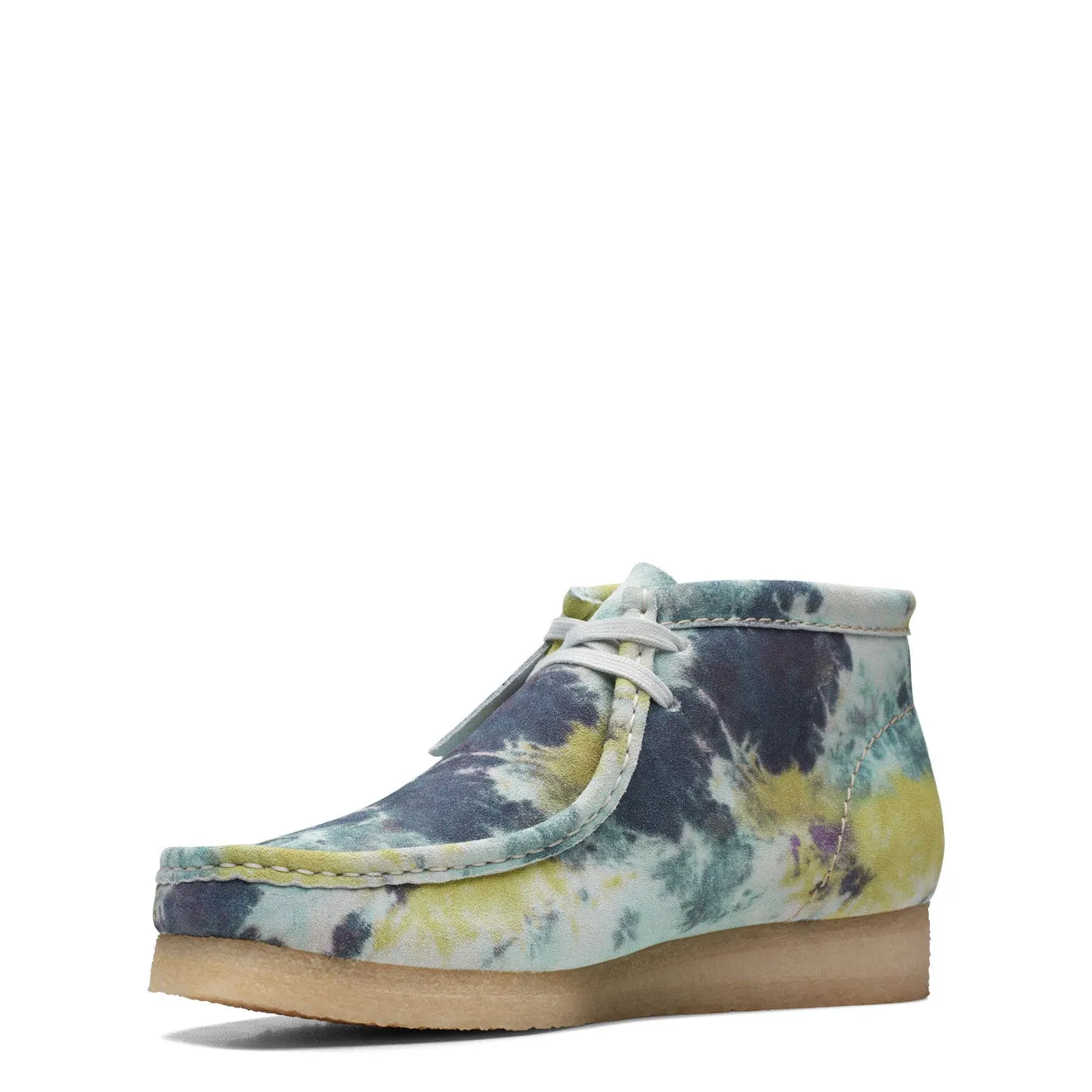 Premium Quality Clarks Originals Wallabee Boot Turquoise TieDye  Almost Gone!