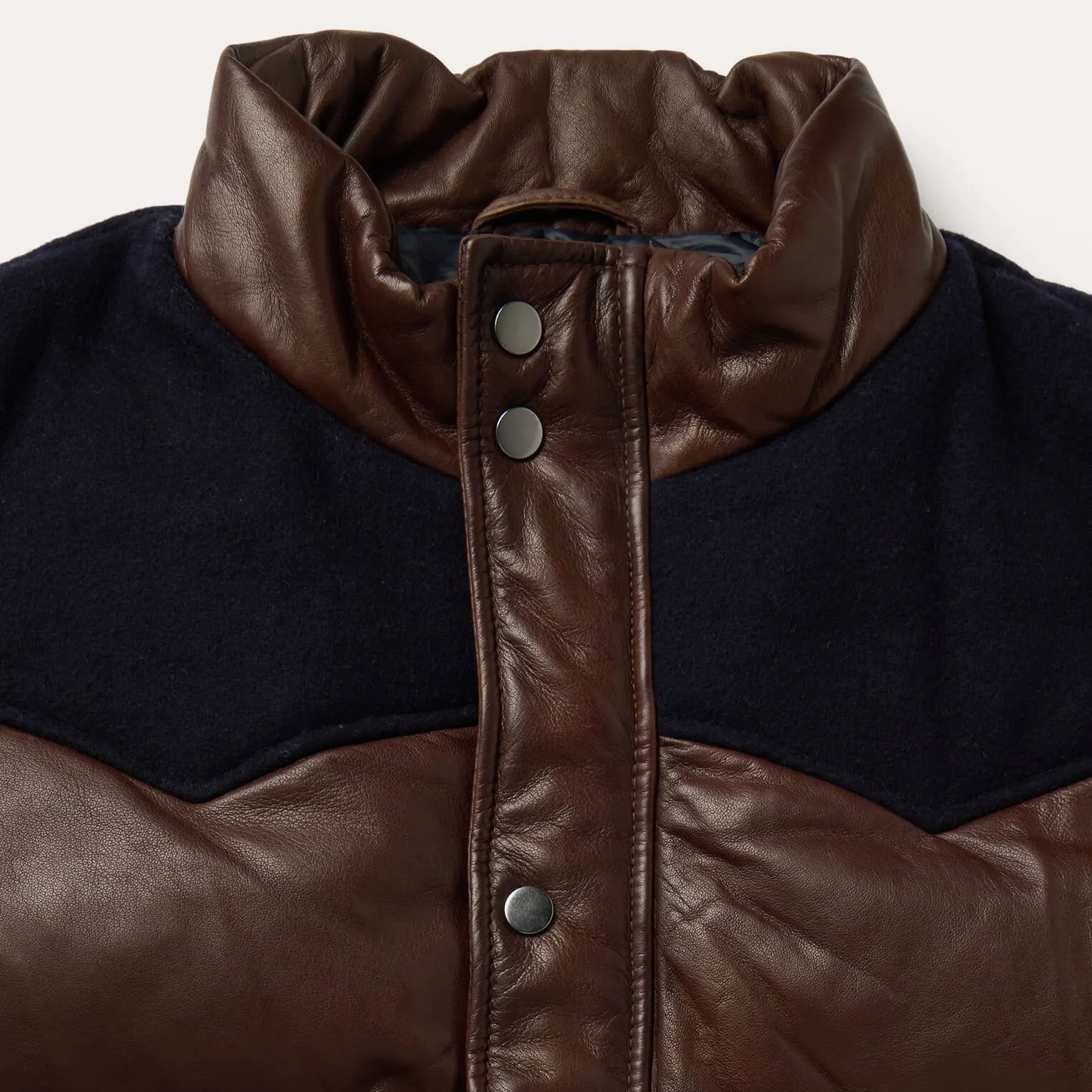 Quilted Leather Vest -STETSON