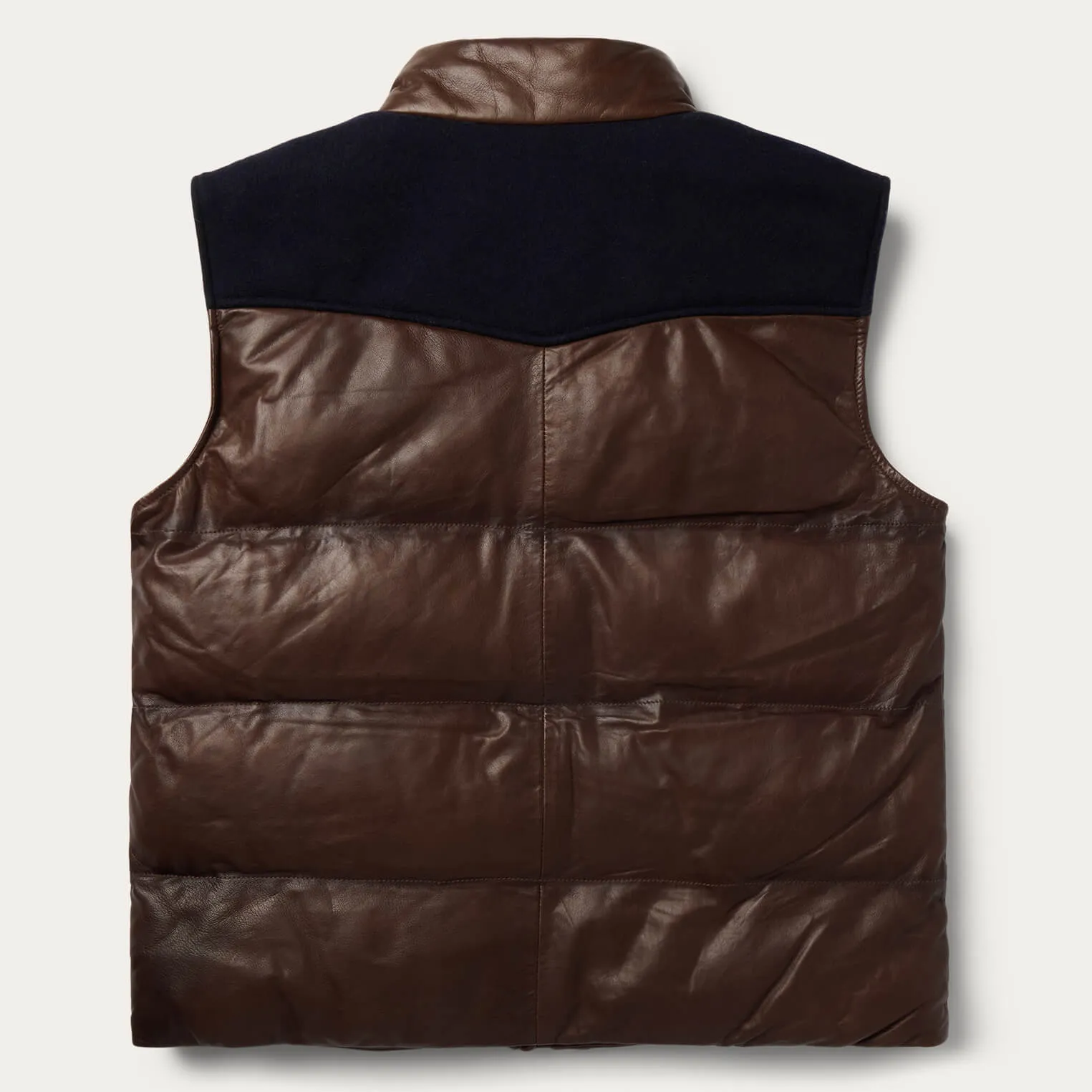 Quilted Leather Vest -STETSON