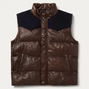 Quilted Leather Vest -STETSON