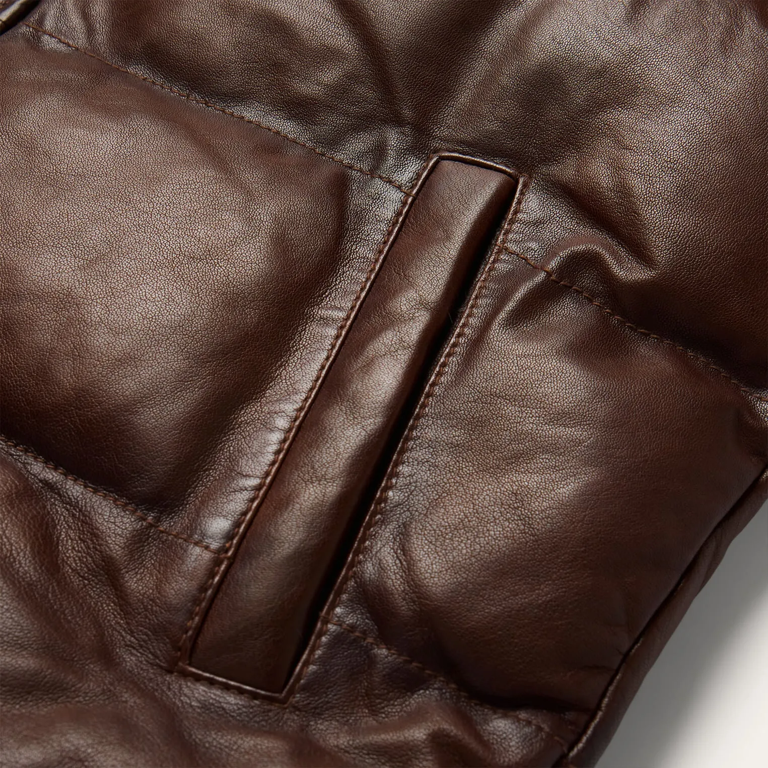 Quilted Leather Vest -STETSON