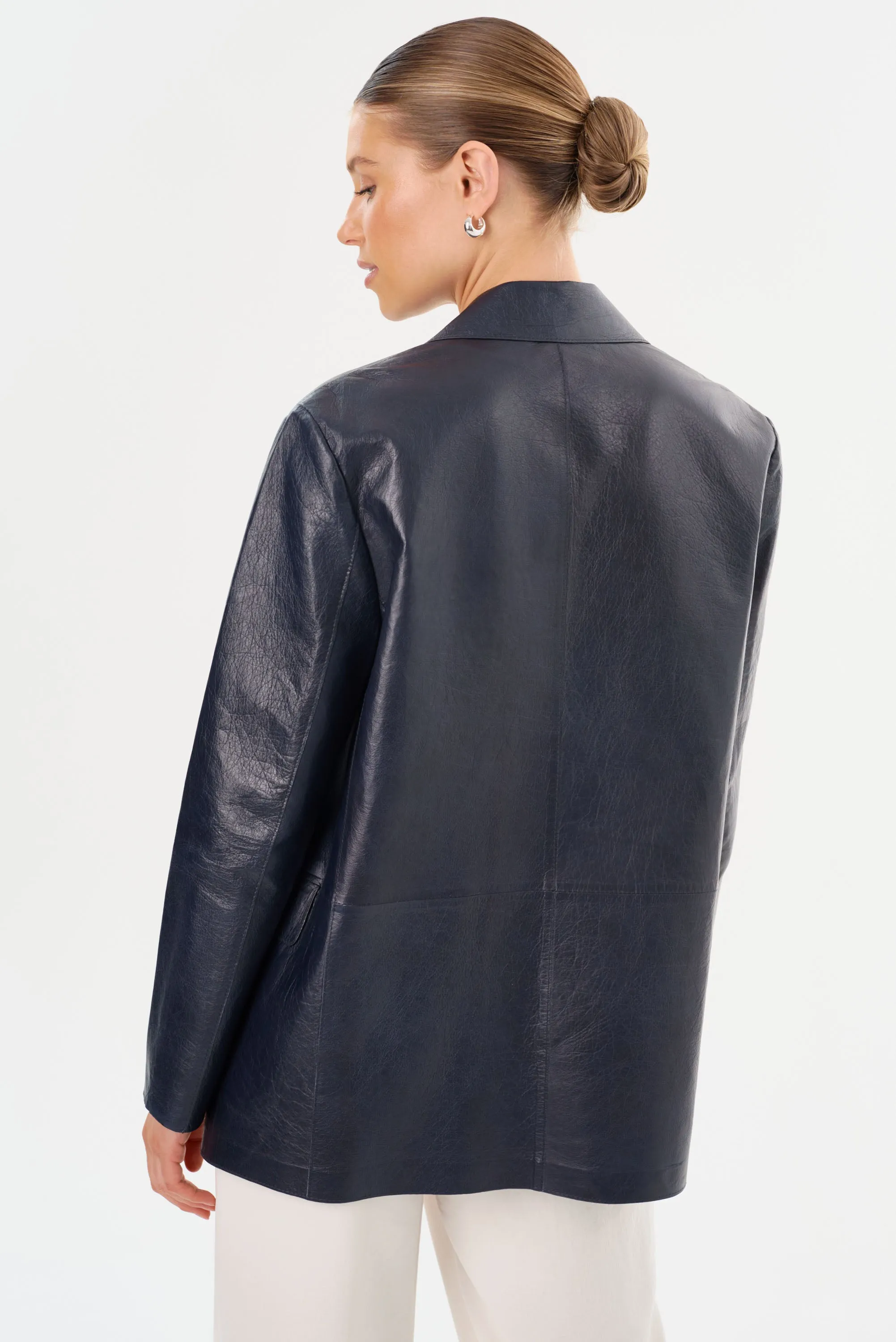 QUIRINA | Leather Blazer