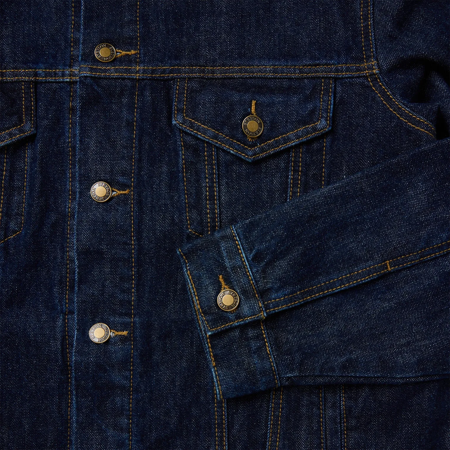 Raw Denim Trucker Jacket -STETSON
