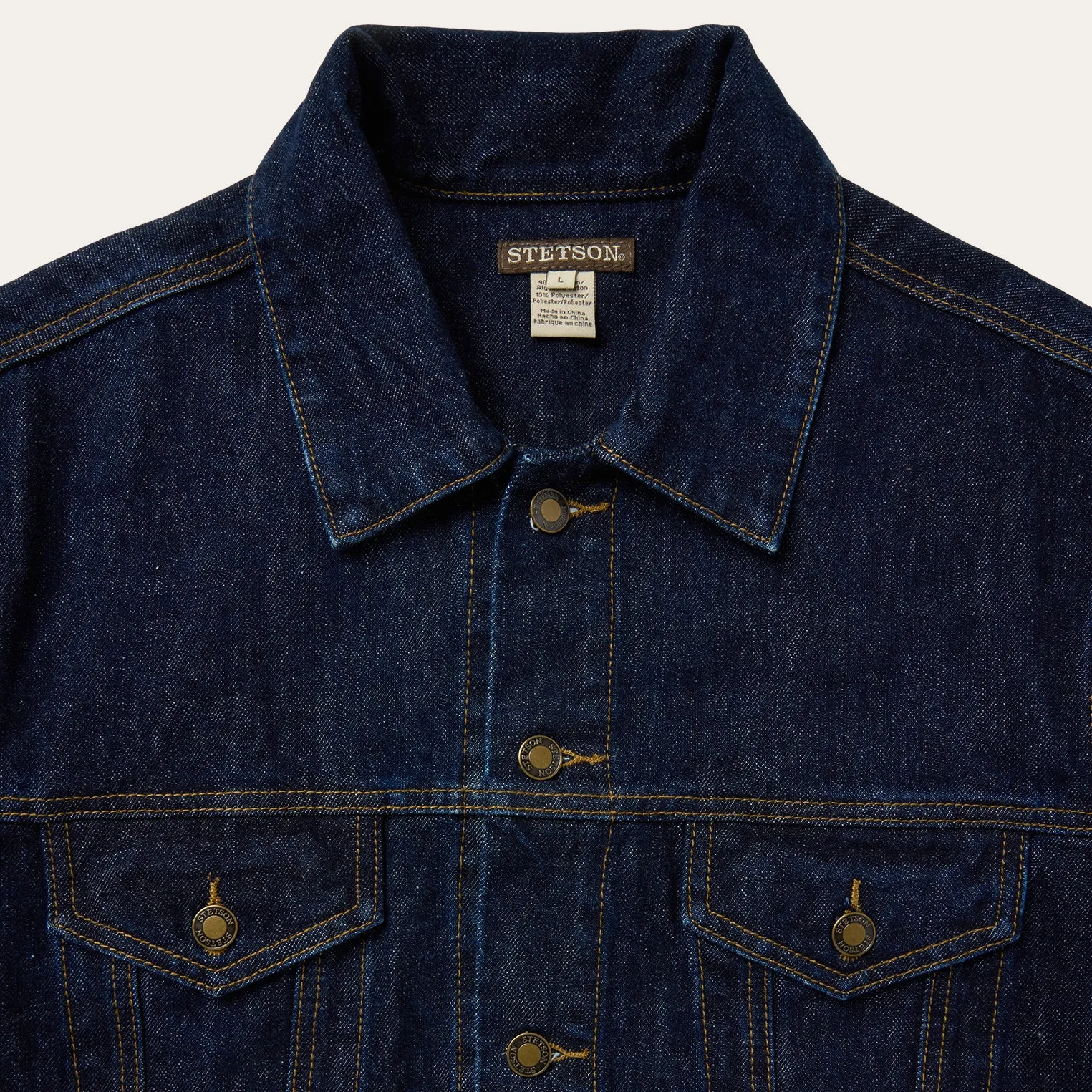 Raw Denim Trucker Jacket -STETSON