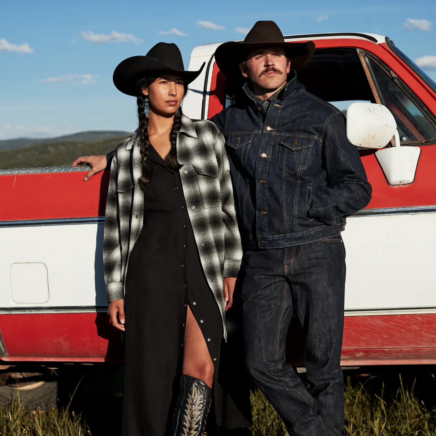 Raw Denim Trucker Jacket -STETSON