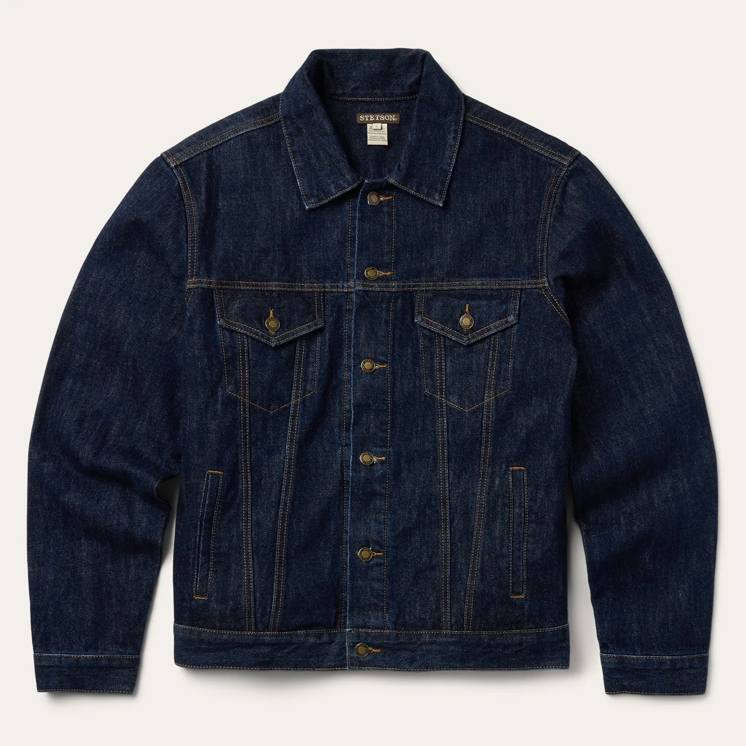 Raw Denim Trucker Jacket -STETSON