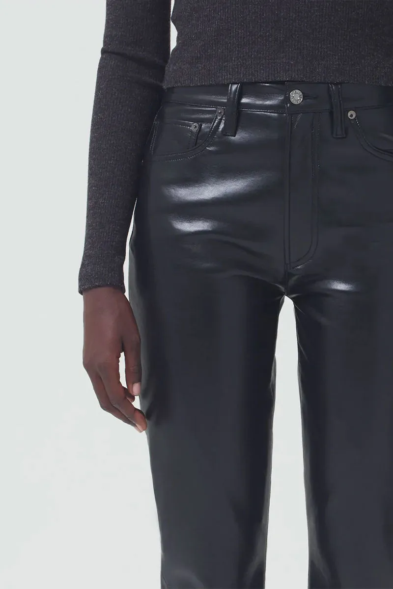 Recycled Leather Riley Long High Rise