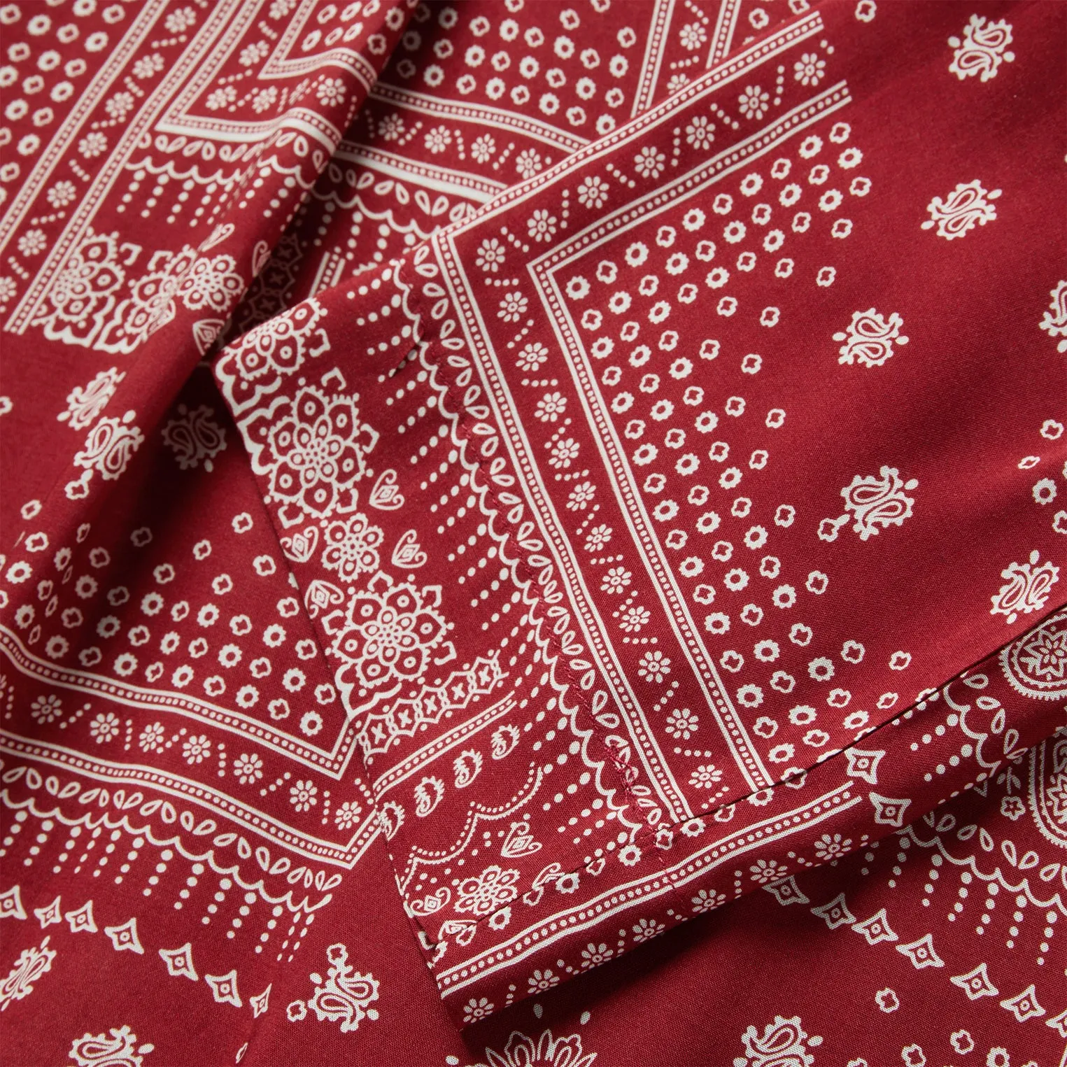 Red Bandana Patchwork Blouse -STETSON