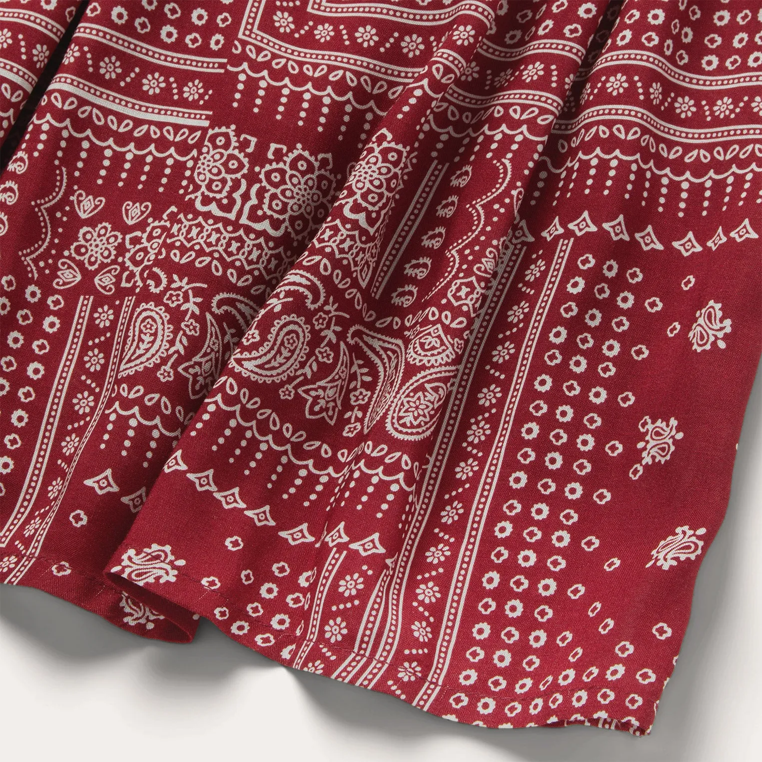 Red Bandana Patchwork Dress -STETSON