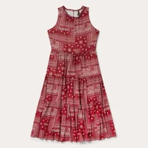 Red Bandana Patchwork Dress -STETSON