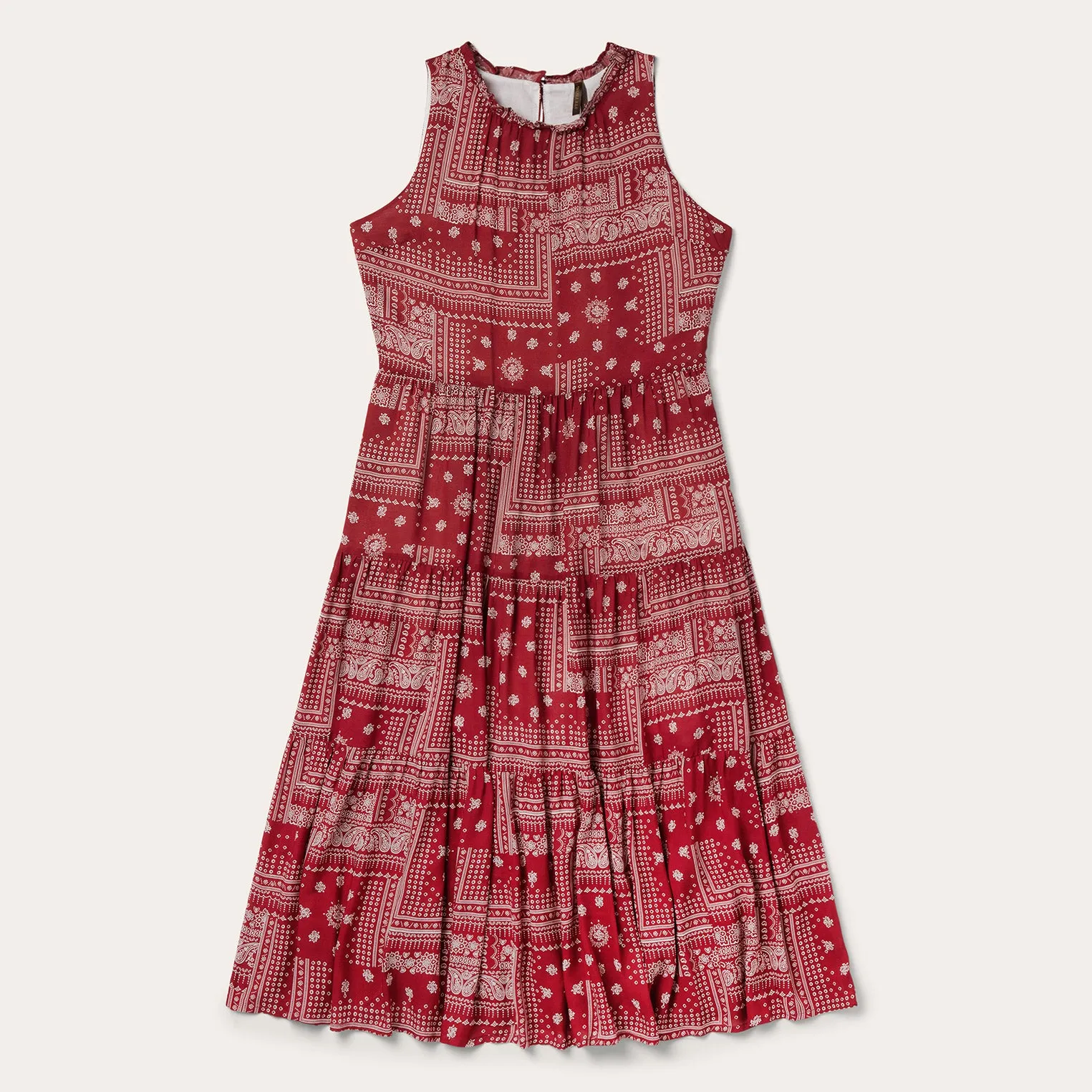 Red Bandana Patchwork Dress -STETSON