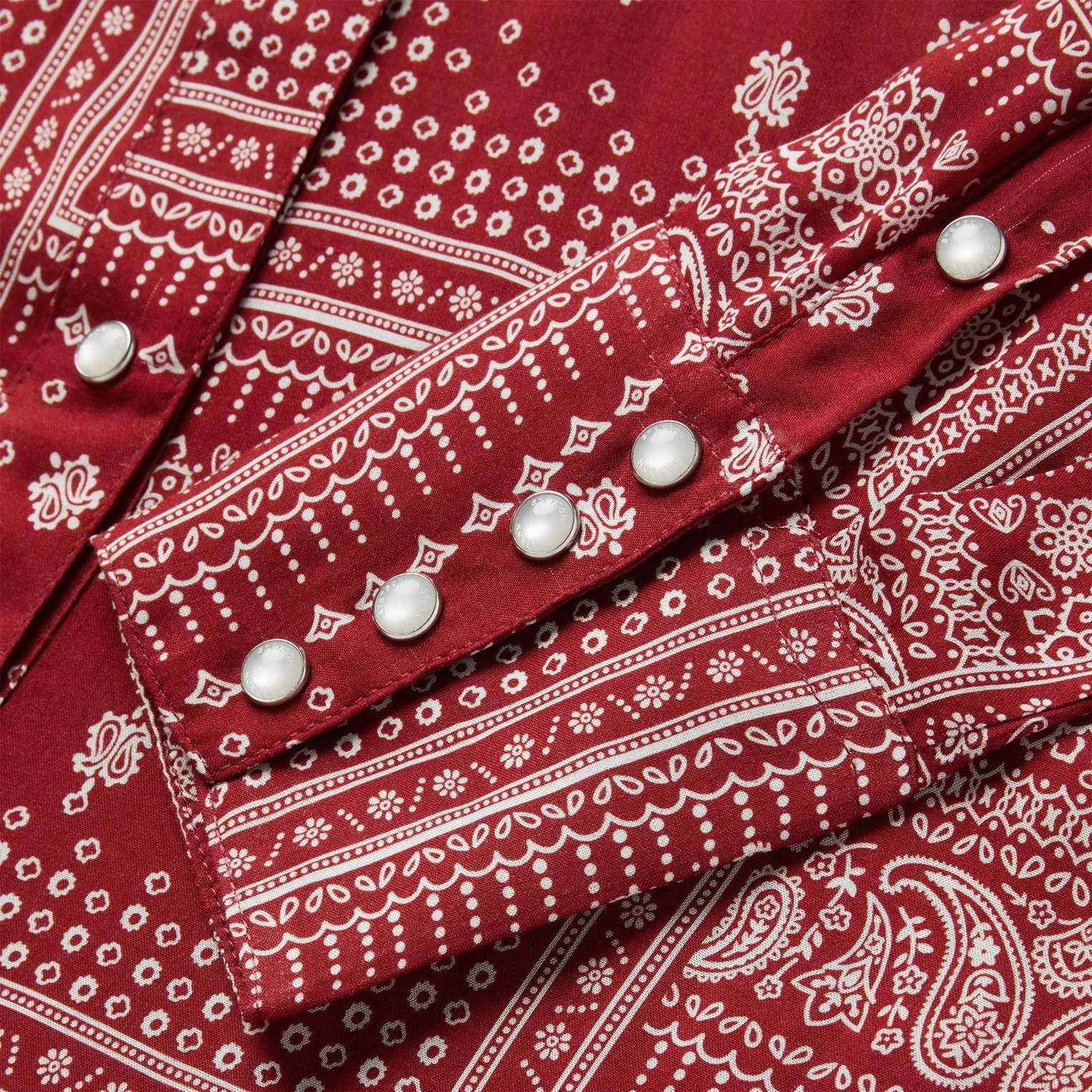 Red Bandana Patchwork Shirt -STETSON