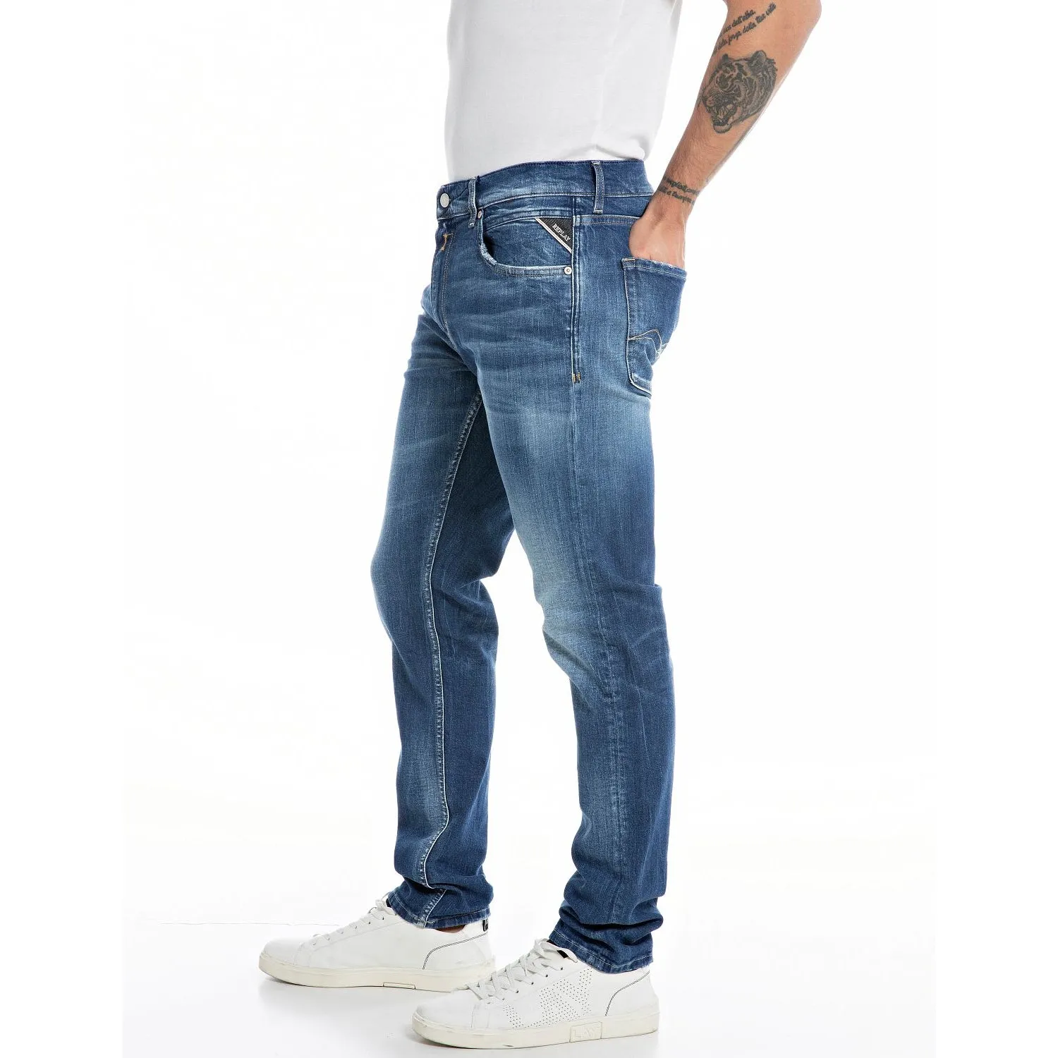 Replay Men's Mickym Slim Tapered Jean