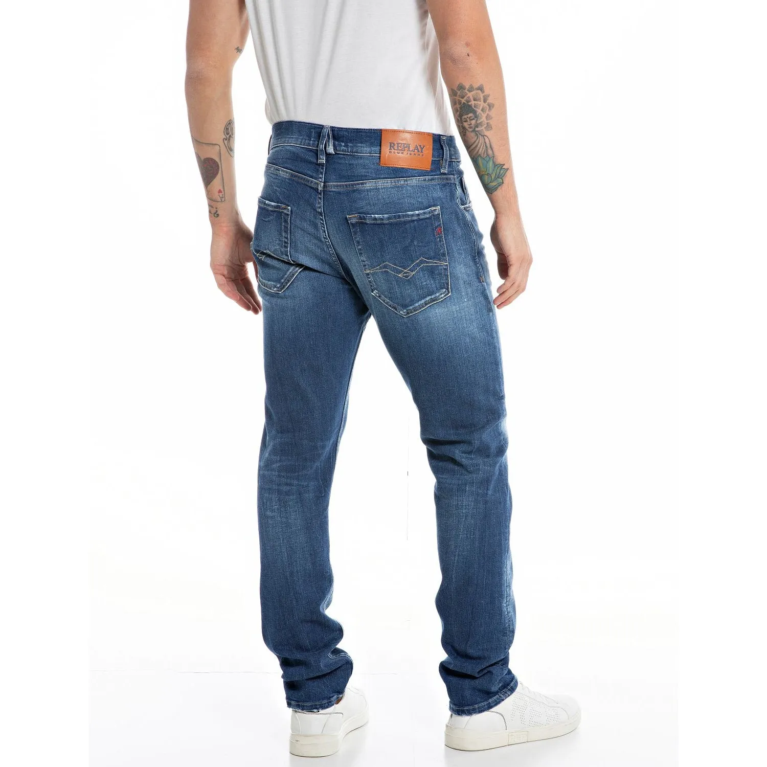 Replay Men's Mickym Slim Tapered Jean