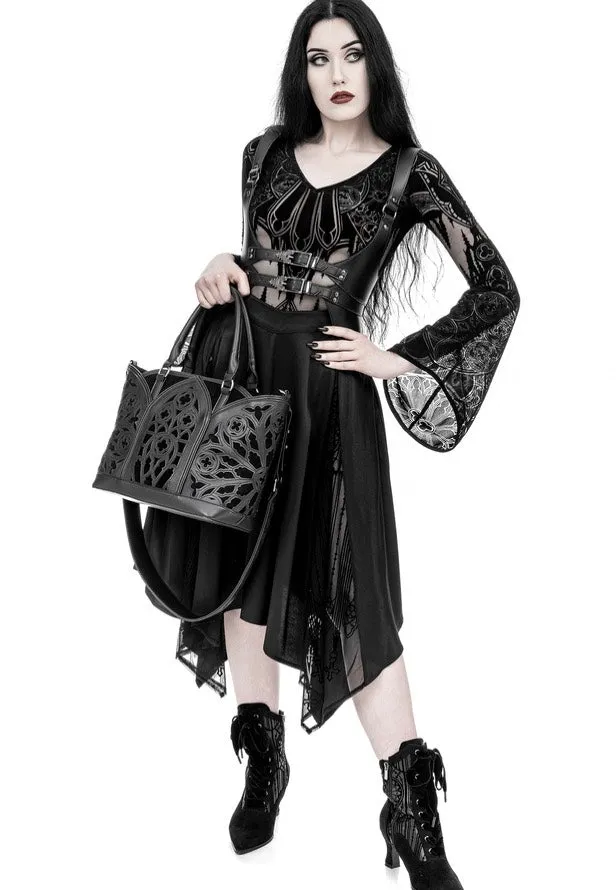 Restyle - Gothic Chapel Vneck Black - Body