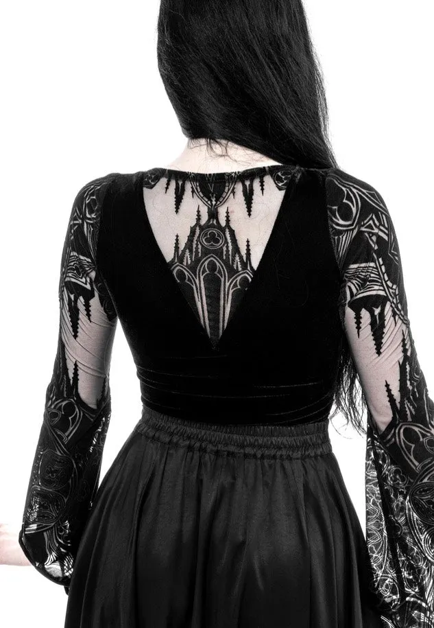Restyle - Gothic Chapel Vneck Black - Body