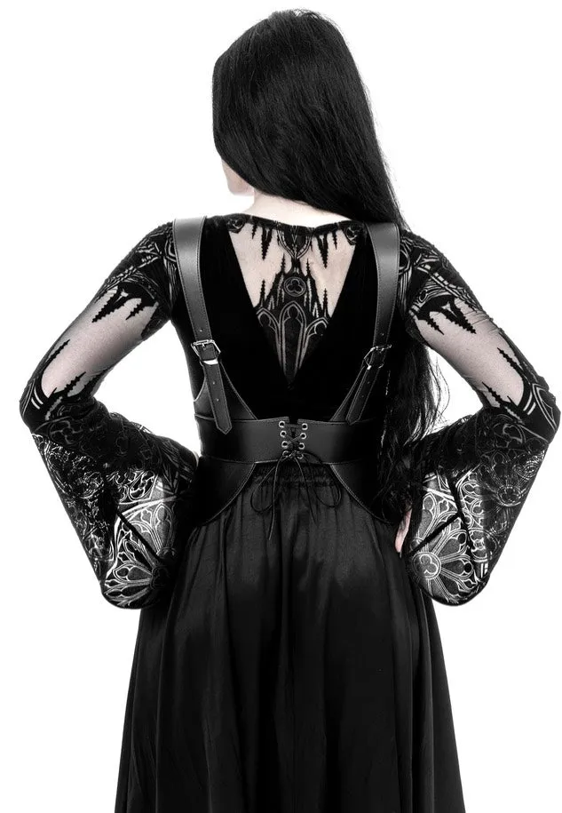 Restyle - Gothic Chapel Vneck Black - Body
