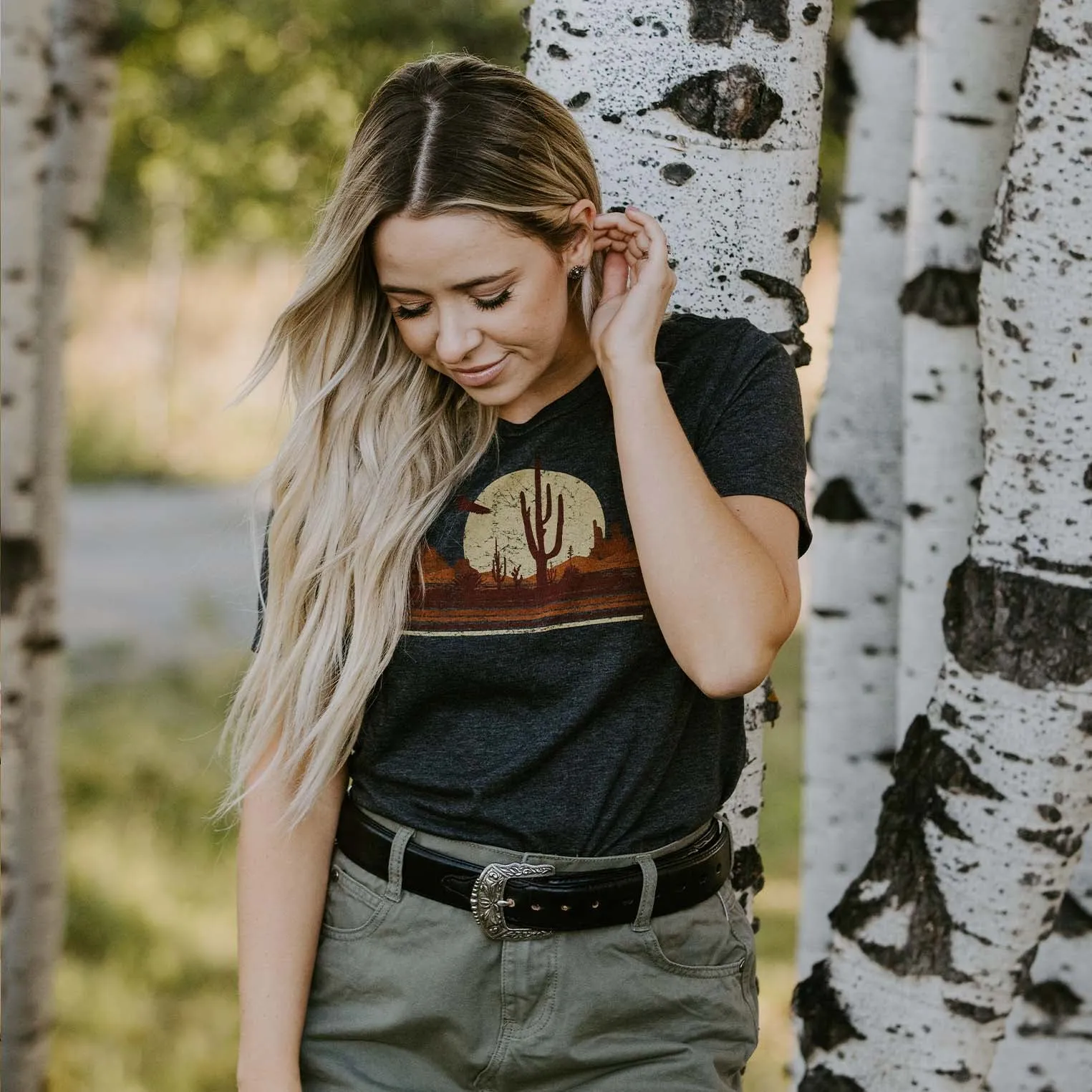 Riding Into The Sunset Graphic Tee -STETSON