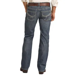 Rock & Roll Men's Pistol Straight Bootcut Jeans