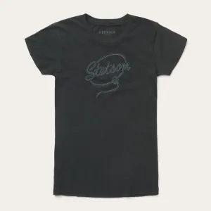 Rope Print Graphic Tee -STETSON