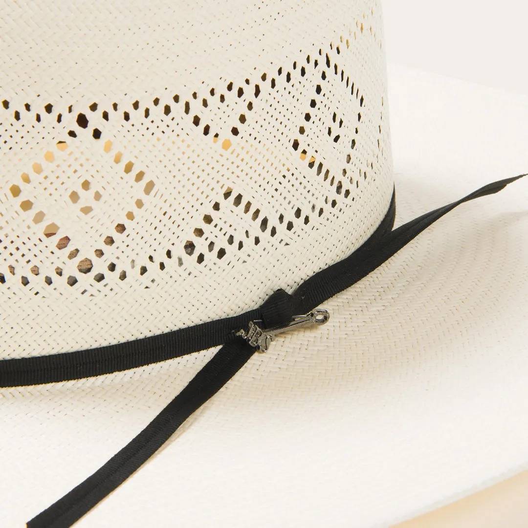 Saddleman 20X Open Crown Straw Cowboy Hat -STETSON