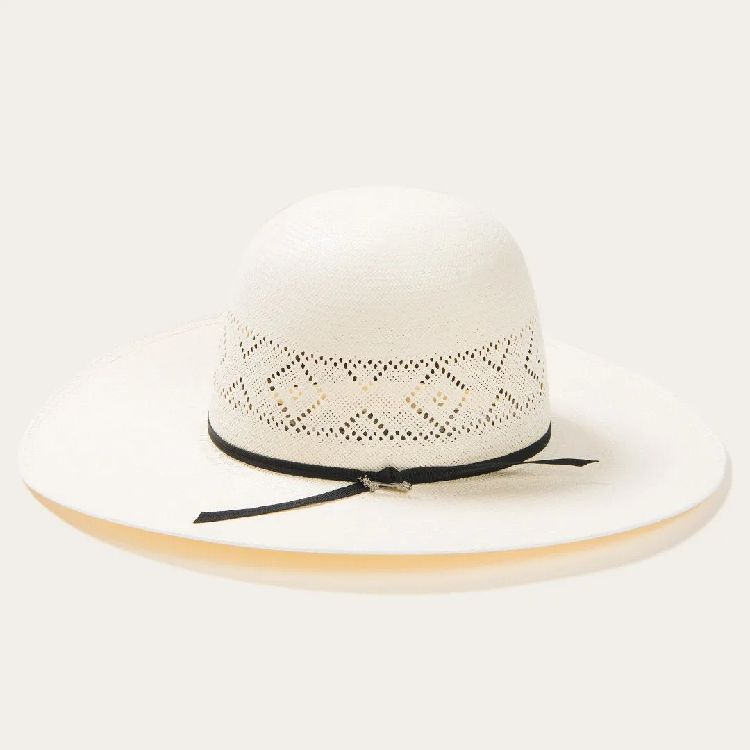 Saddleman 20X Open Crown Straw Cowboy Hat -STETSON