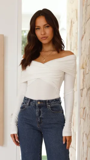 Sandrine Bodysuit - White Billy J