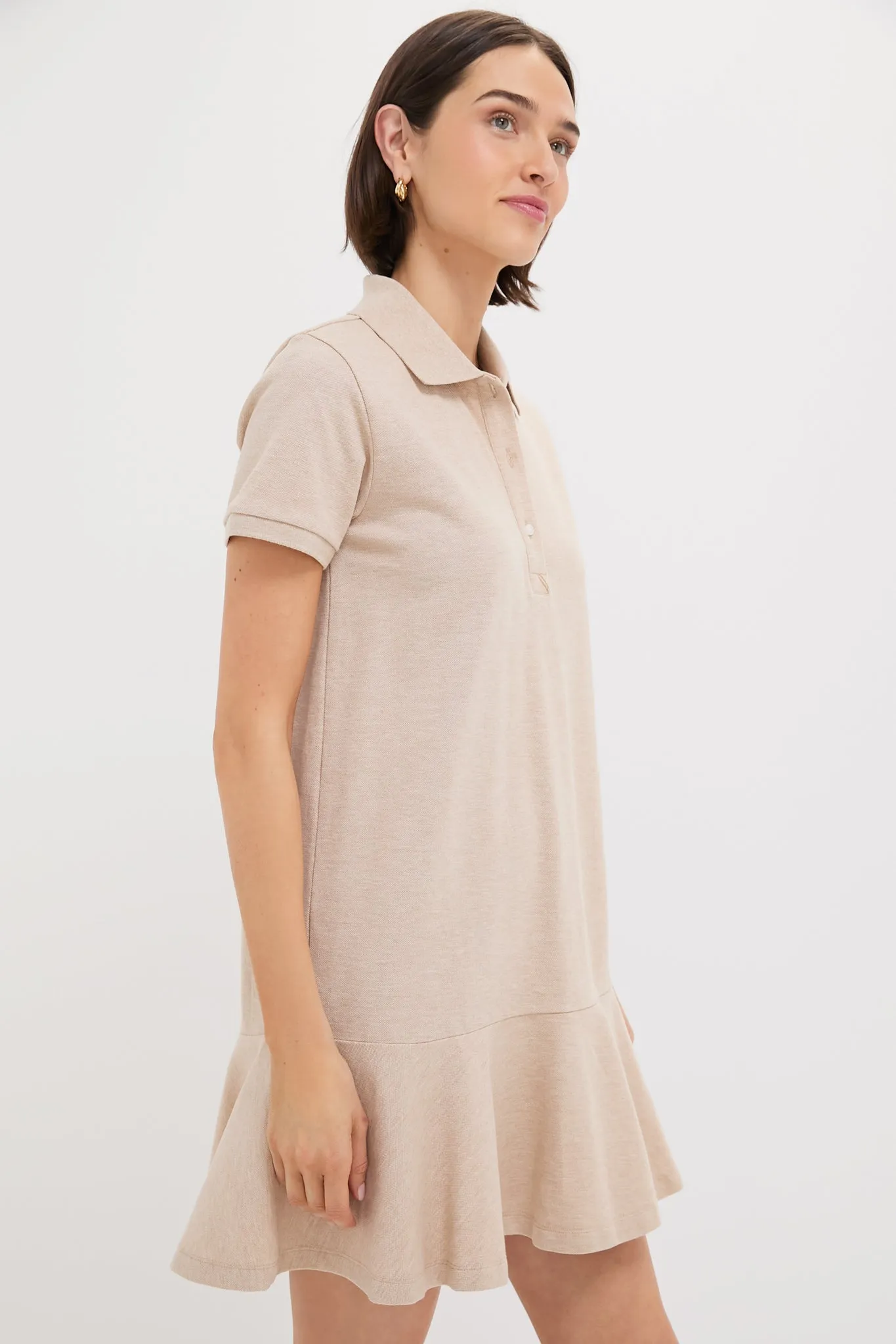 Sandstone Pique May Polo Dress
