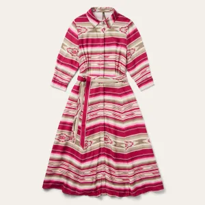 Scarlet Serape Midi Dress -STETSON
