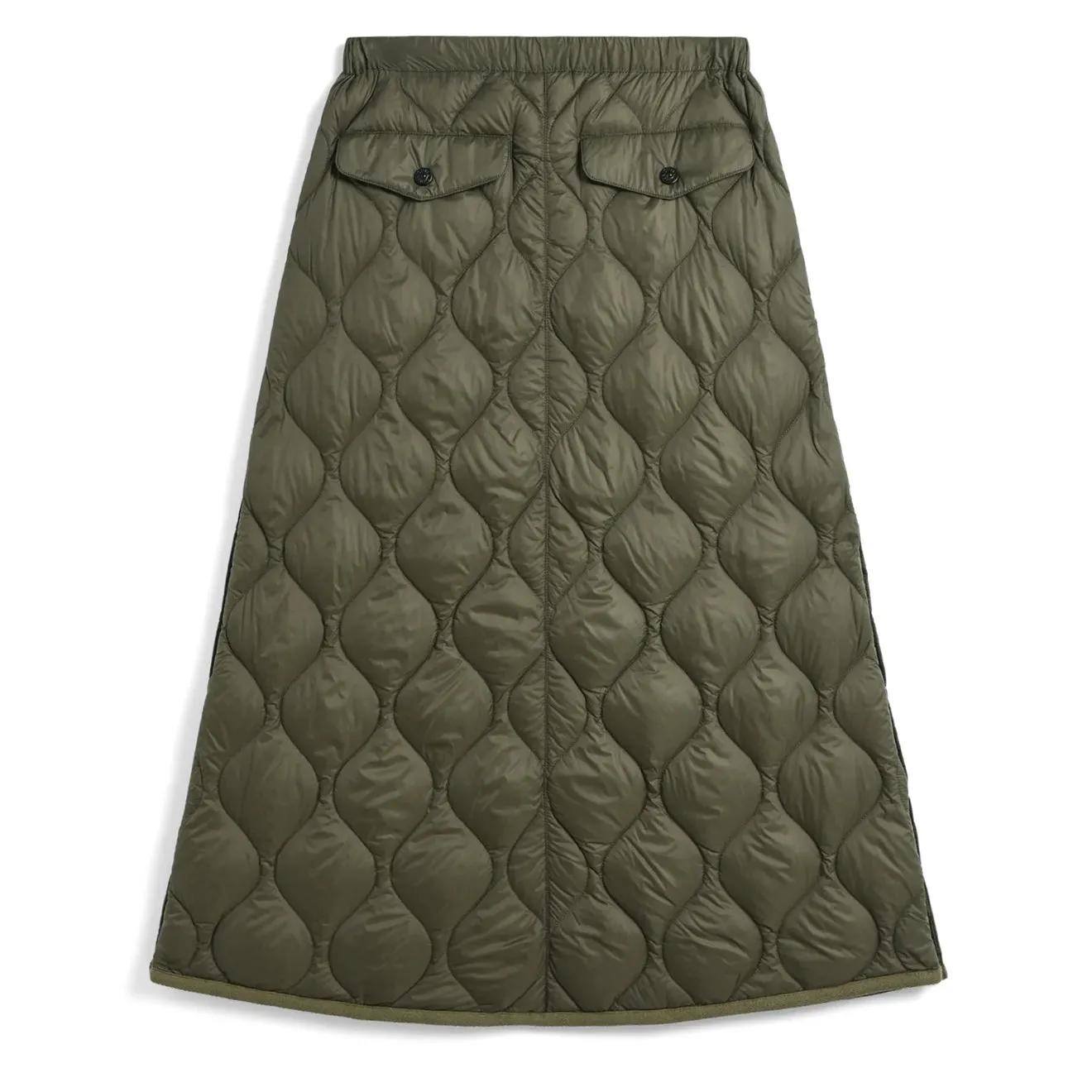 Selling Fast Taion Womens Military Snap Button Down Skirt Dark Sage Green  Ends Soon!
