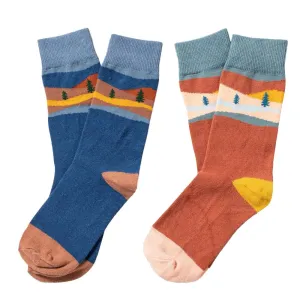 Selling Fast United by Blue Softhemp 2 Pack Socks Night Mountain / Navy  Almost Sold Out!