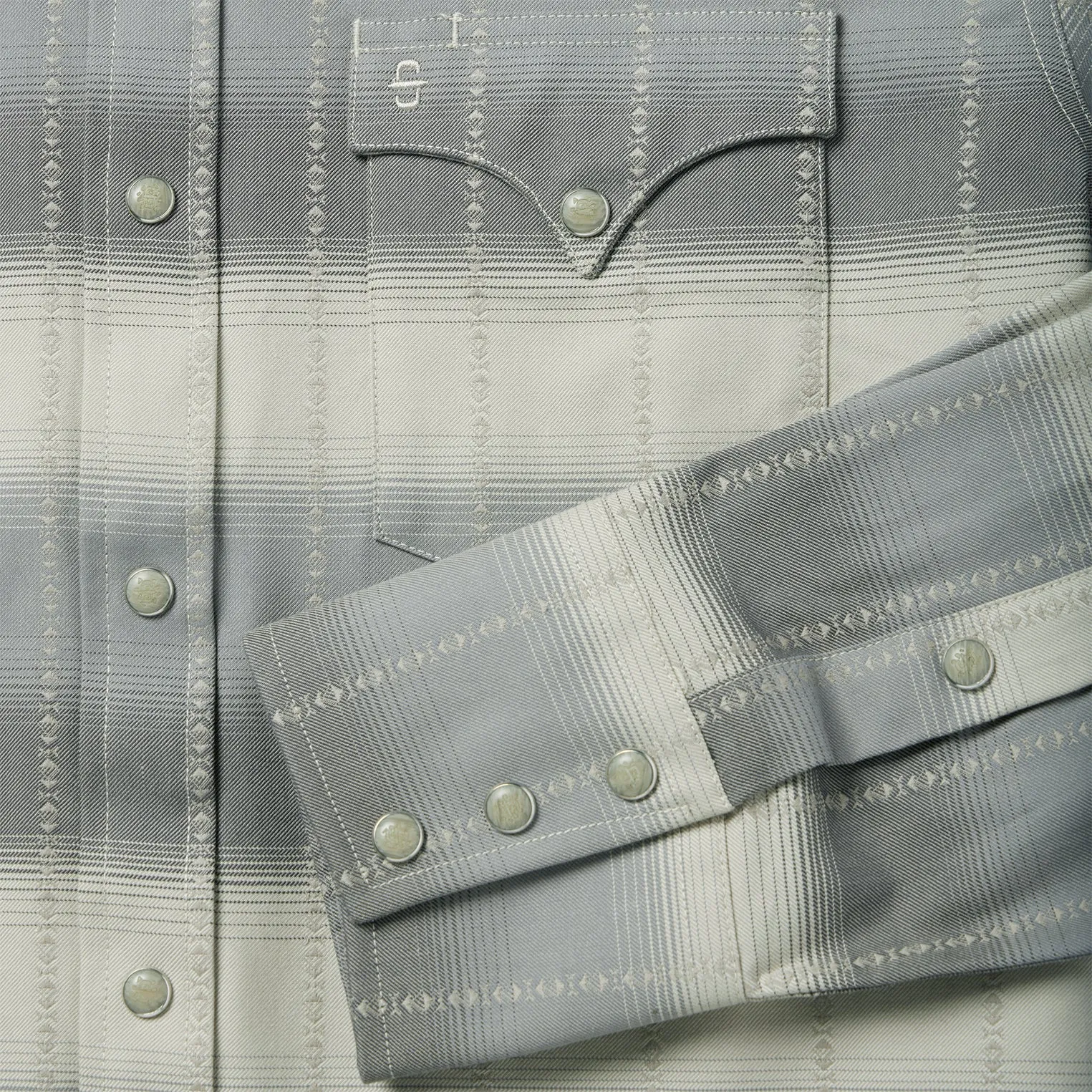 Serape Dobby Twill Western Shirt -STETSON