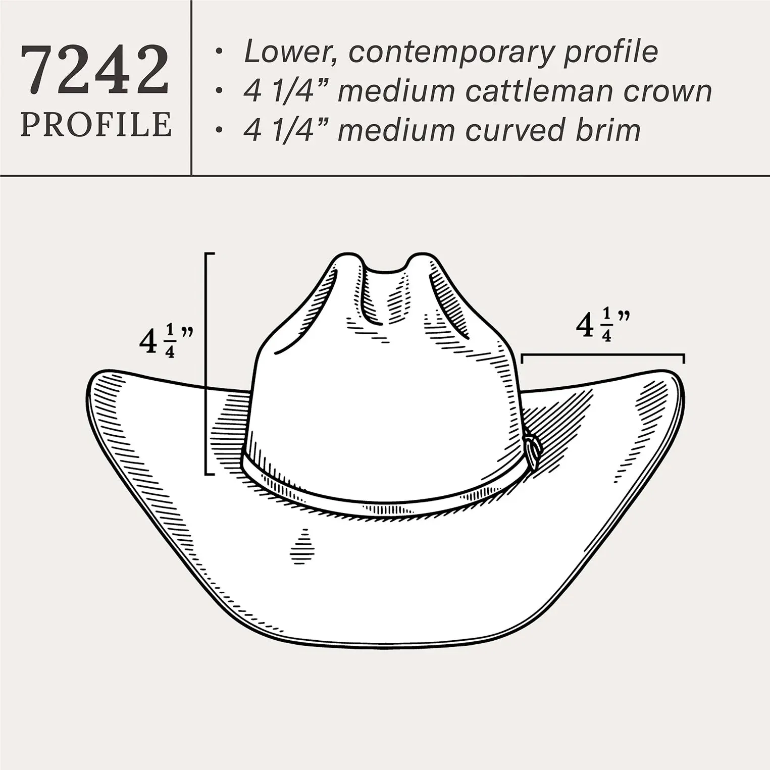 Shasta 10X Cowboy Hat - 4 1/4" Brim -STETSON