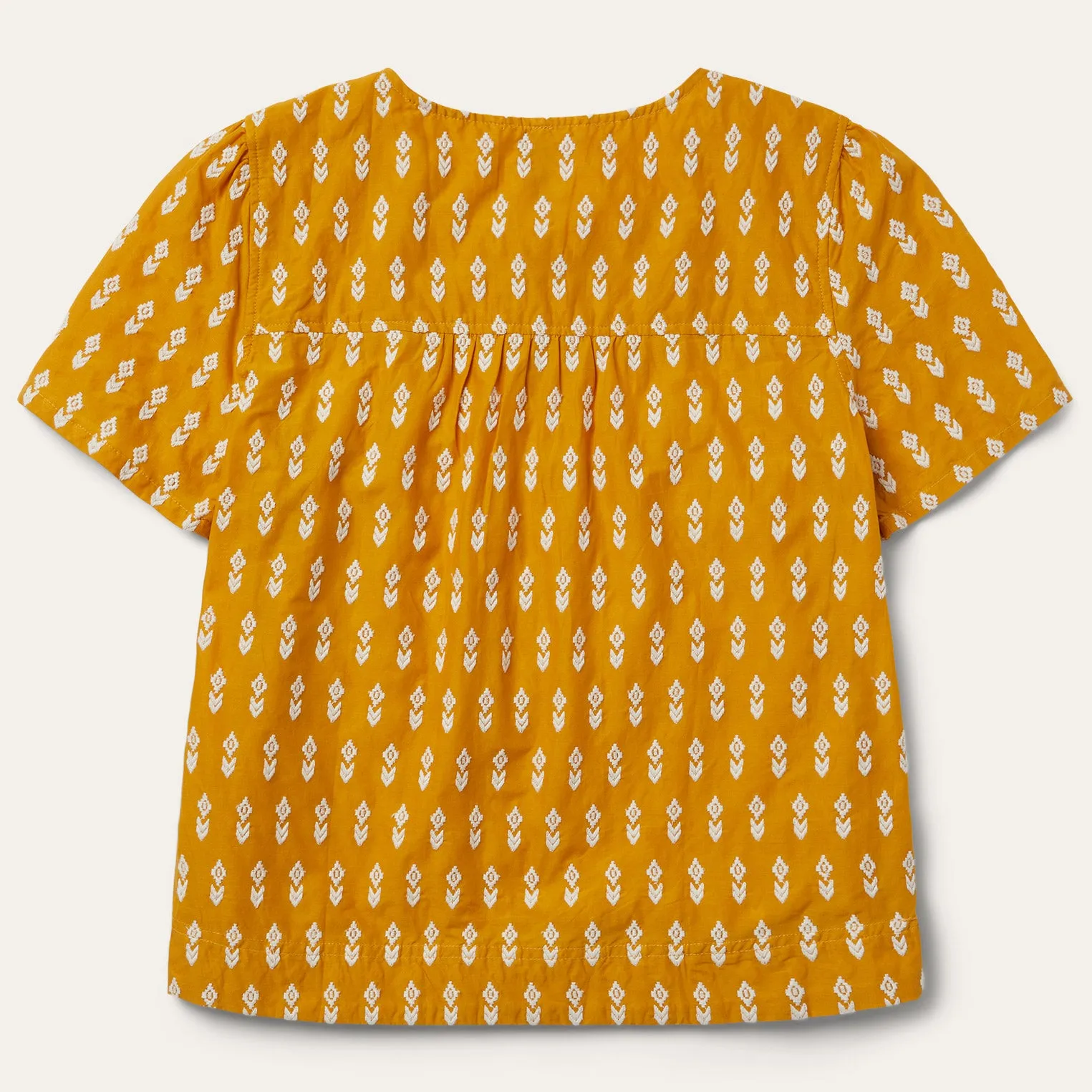 Short-Sleeved Aztec Blouse -STETSON