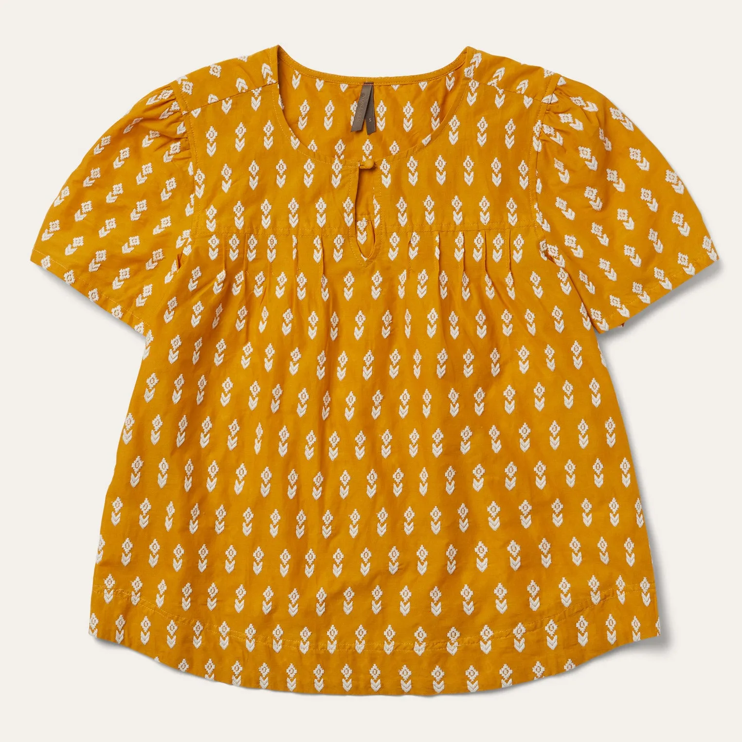 Short-Sleeved Aztec Blouse -STETSON