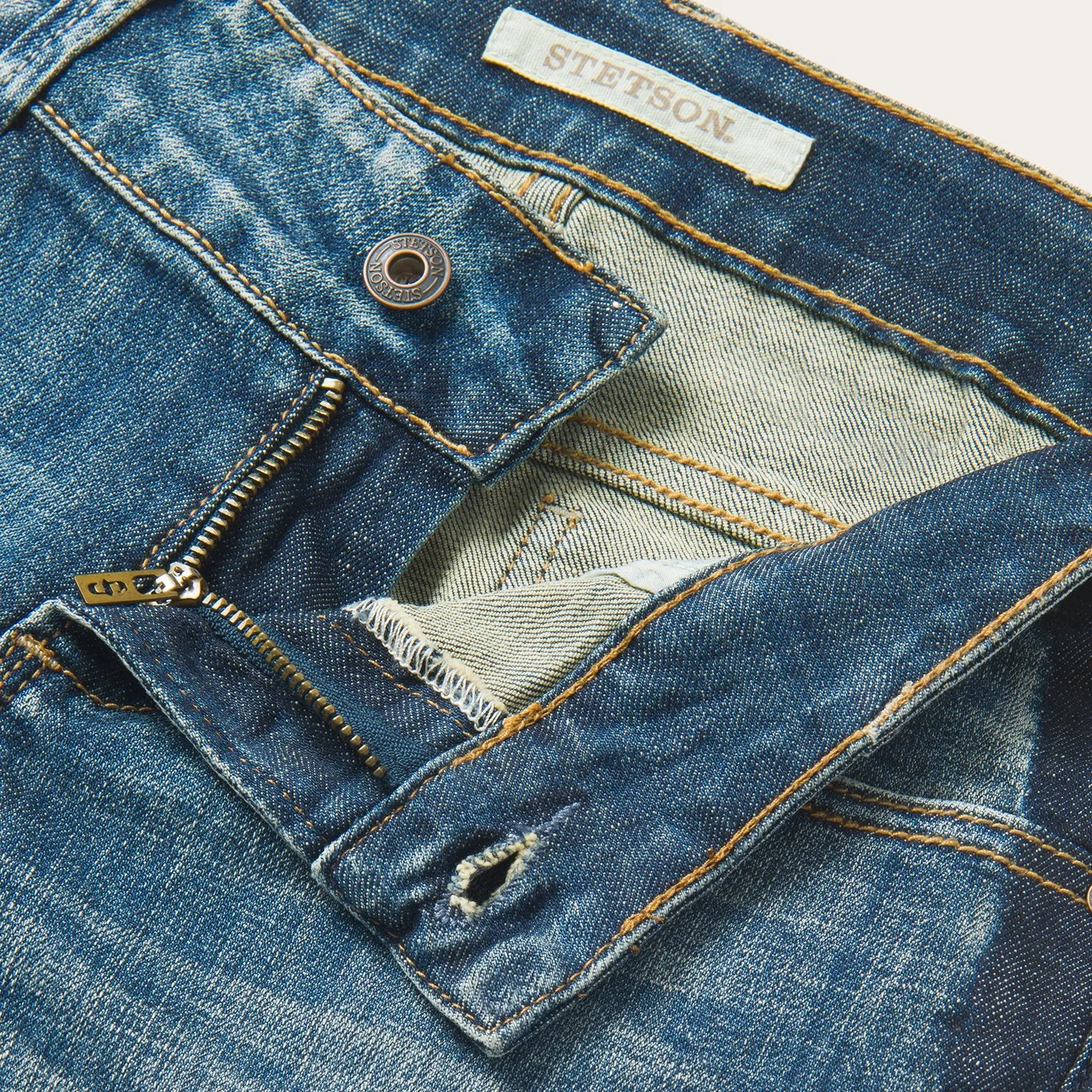 Skinny Fit Stripe Leg Jean -STETSON