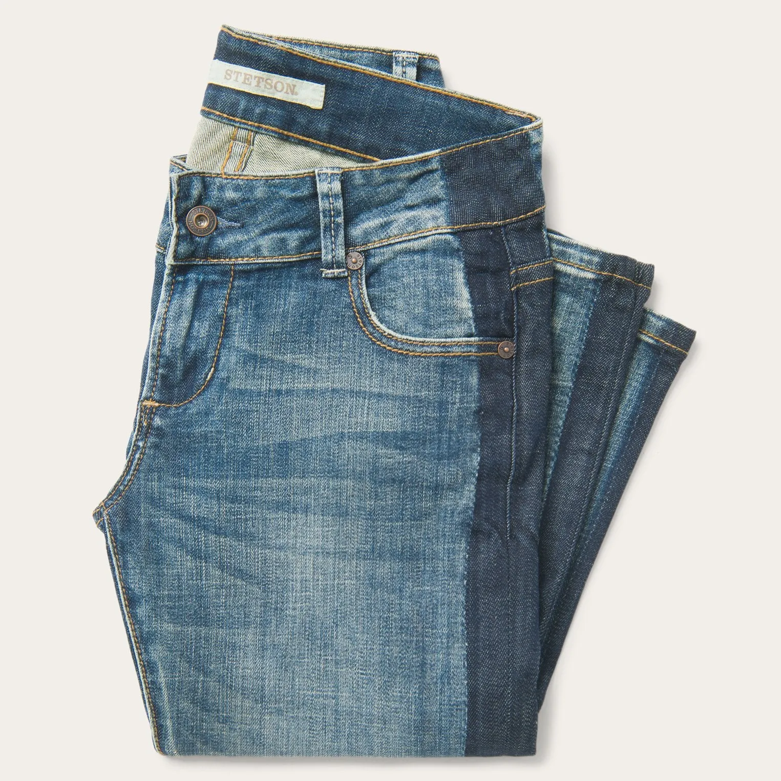 Skinny Fit Stripe Leg Jean -STETSON