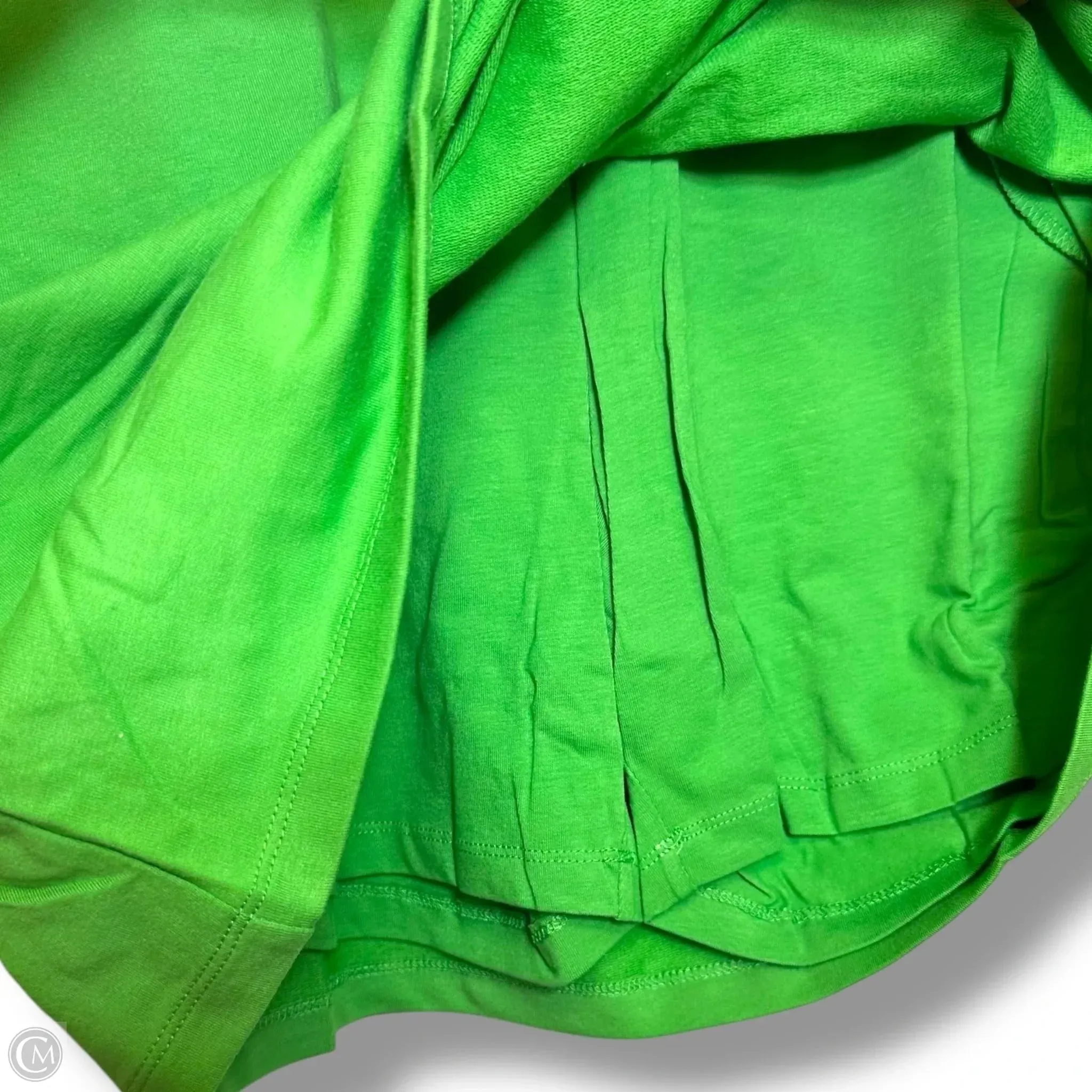Skort By Denim And Co Qvc In Green, Size: L