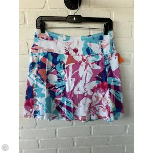 Skort By Talbots In Blue & Pink, Size: 8p