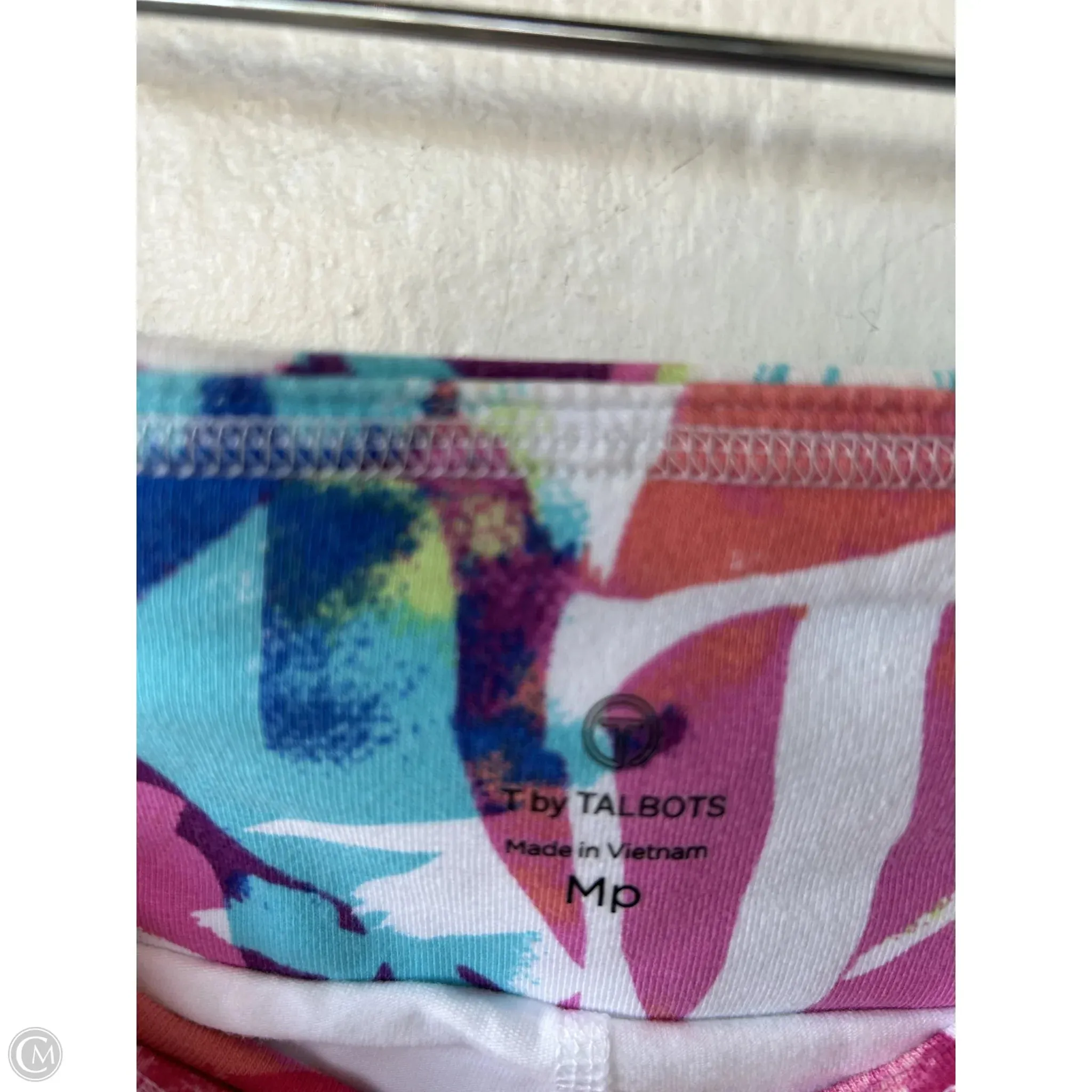 Skort By Talbots In Blue & Pink, Size: 8p